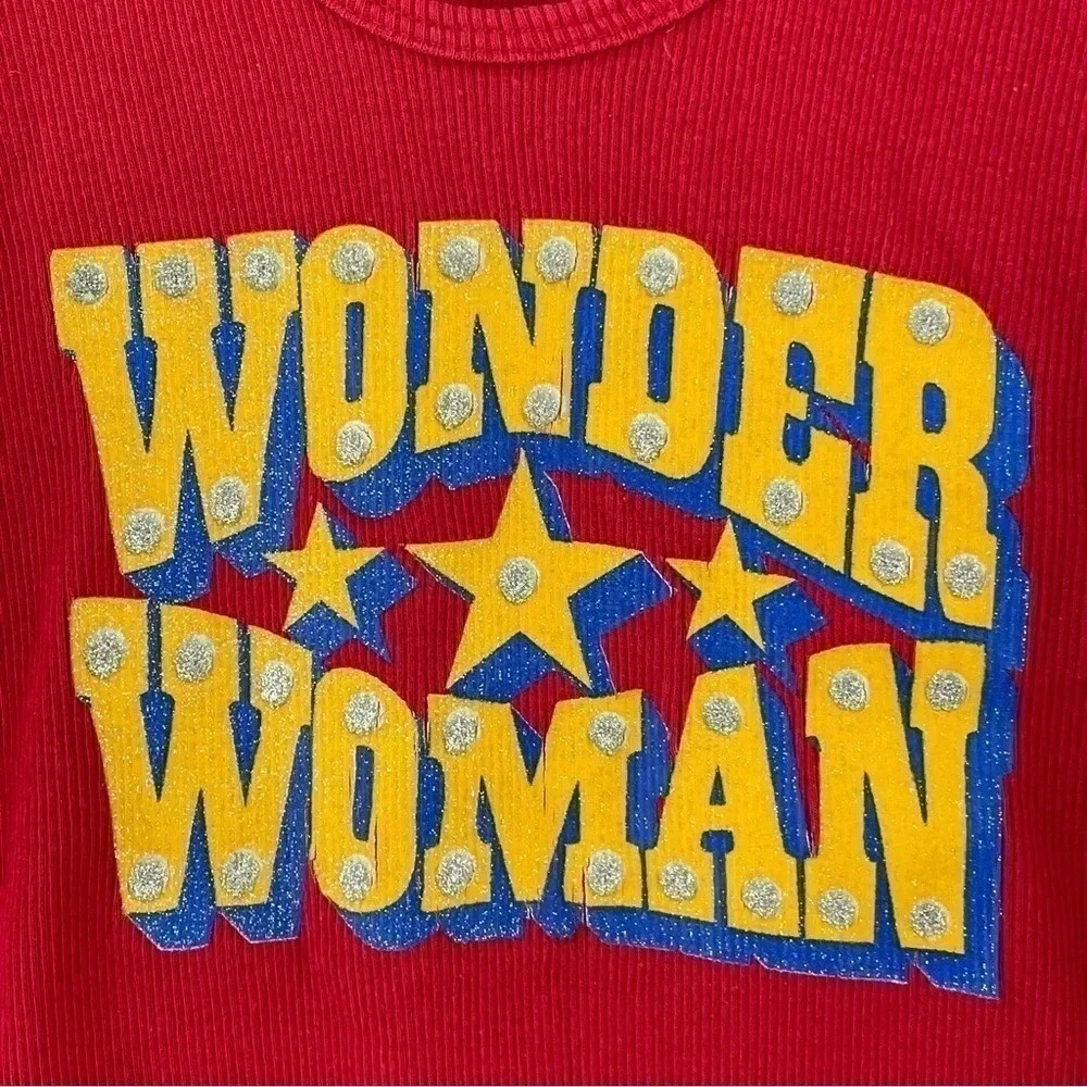 Vintage Wonder Woman Tank Top Youth Size XL 0067 - Picture 3 of 10
